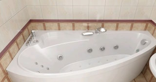 Установка угловой ванны в Новомосковске - профессиональный монтаж от СантехДомНвм от 3088 рублей